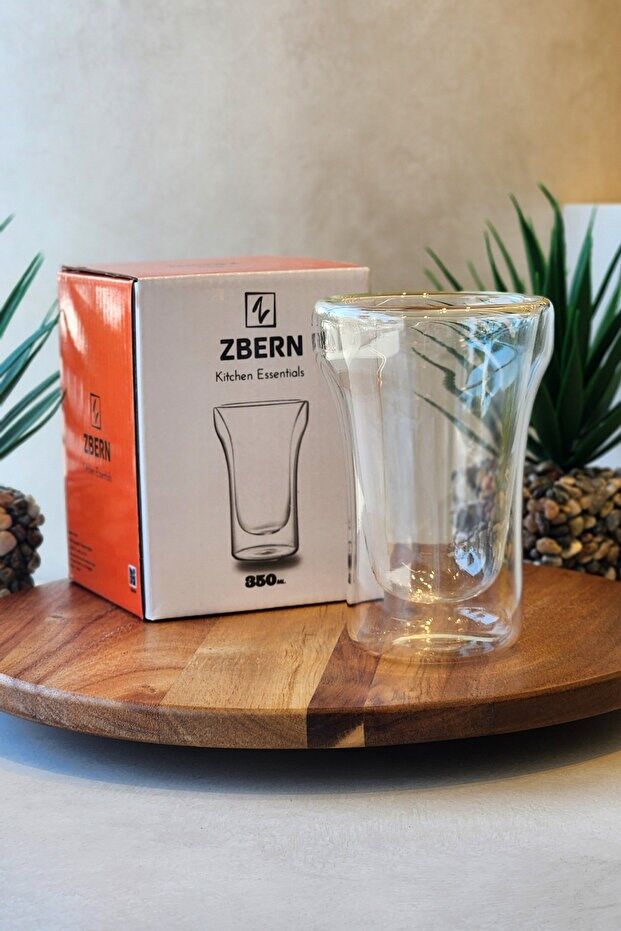 ZBERN ÇİFT ÇİDARLI MEŞRUBAT BARDAK-350ML