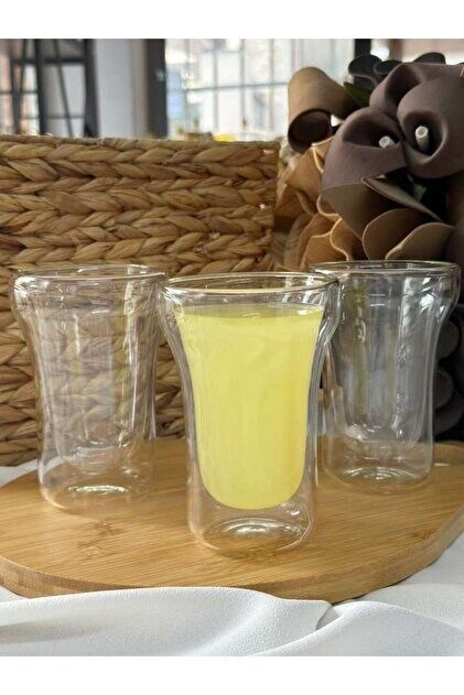 ZBERN ÇİFT ÇİDARLI MEŞRUBAT BARDAK-350ML