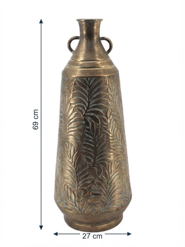 PANALI PNL-MG113 PC METAL DEKORATİF VAZO 69 x 27 cm