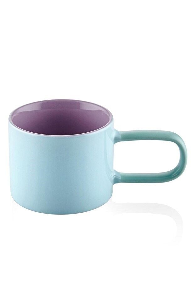 RAİNBOW PORSELEN KUPA MAVİ 270 ML
