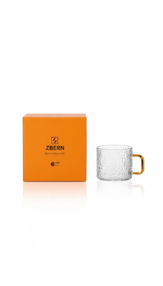 6'LI DESENLİ KUPA -150 ML