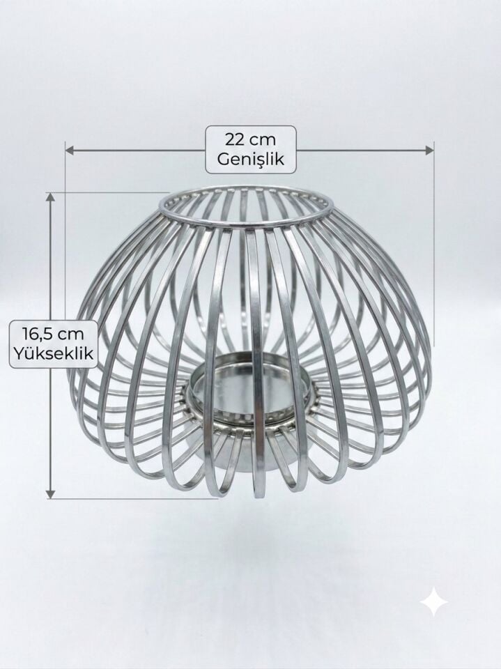 PANALI METAL DEKORATİF FENER 16,5 x 22 cm