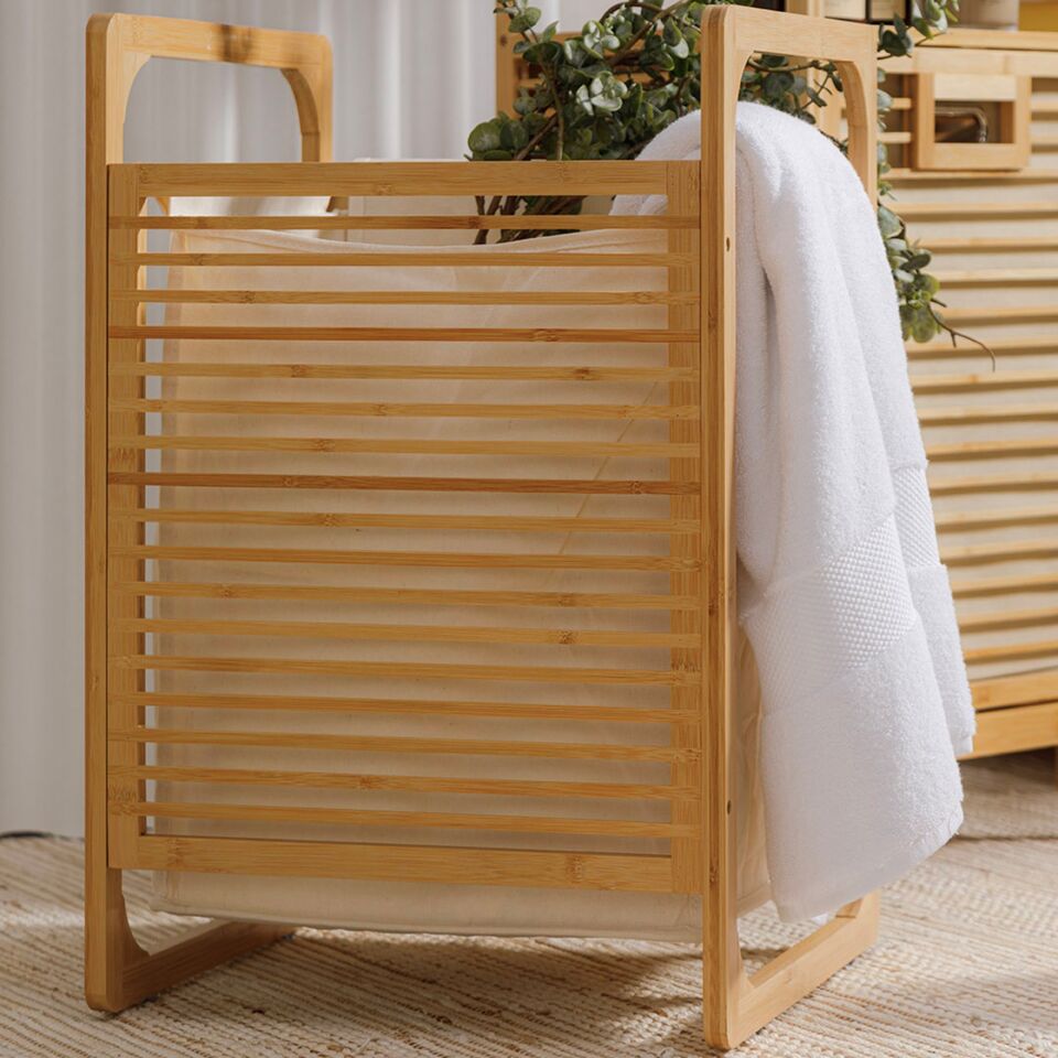 BAMBU BANYO ÇAMAŞIR SEPETİ