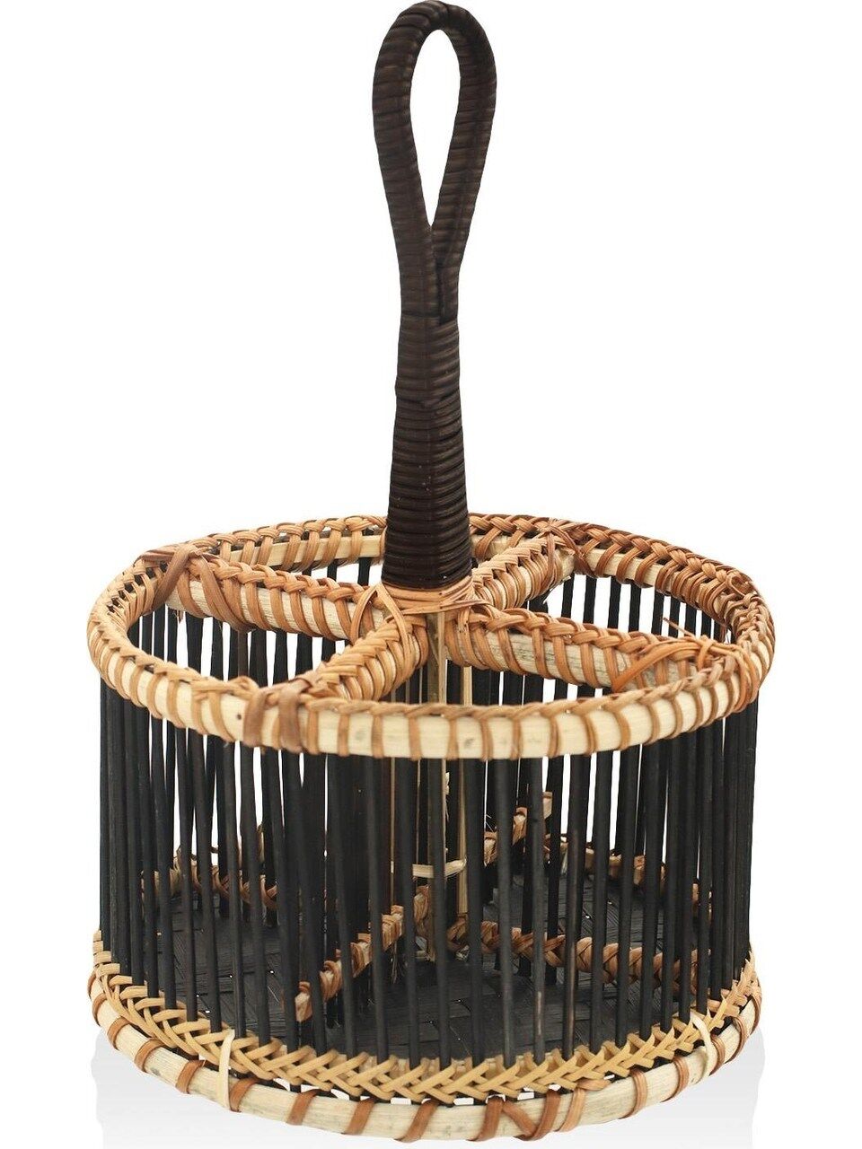 Bambu Kaşıklık Siyah 30x19x12 cm