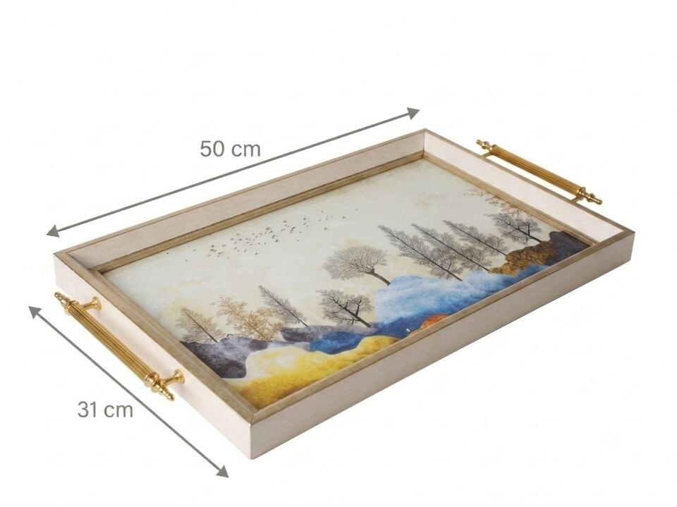 1025 KREM TEPSİ 50X31X4 CM