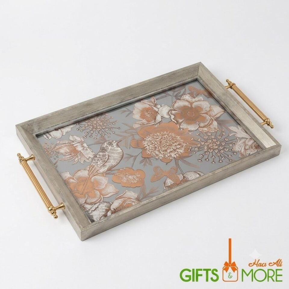 1043 SİYAH TEPSİ 50X31X4 CM