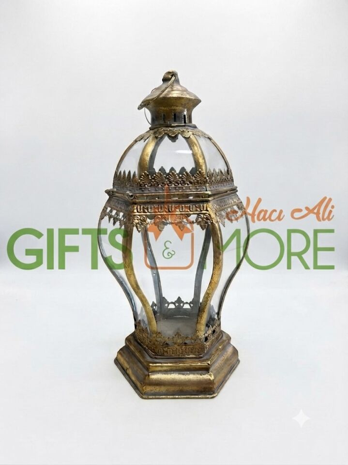 PANALI METAL DEKORATİF FENER 40 x 19 cm