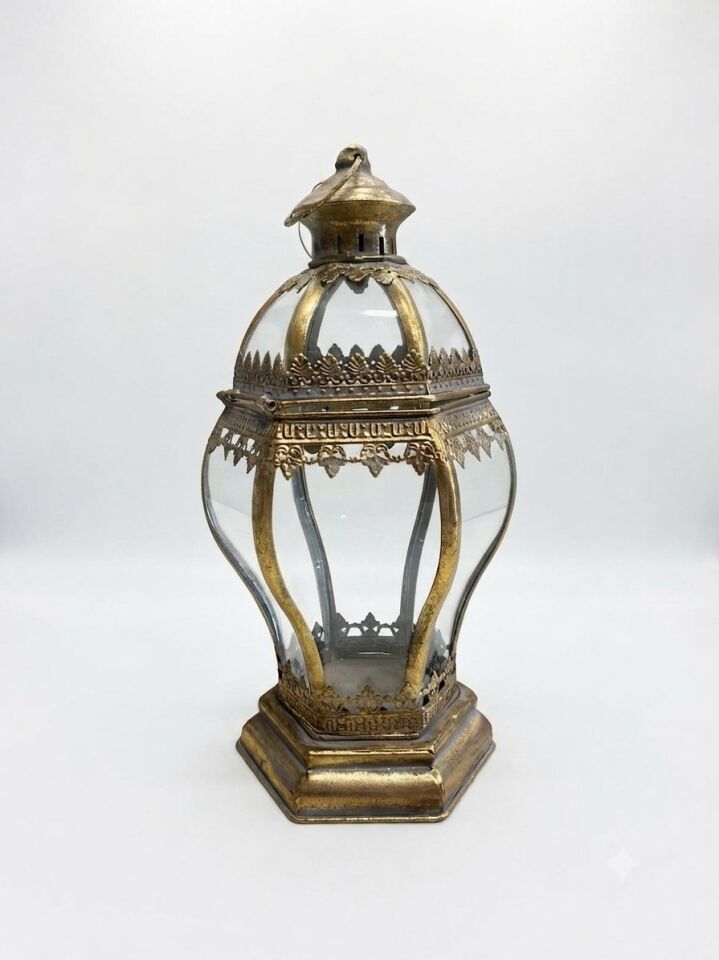 PANALI METAL DEKORATİF FENER 40 x 19 cm