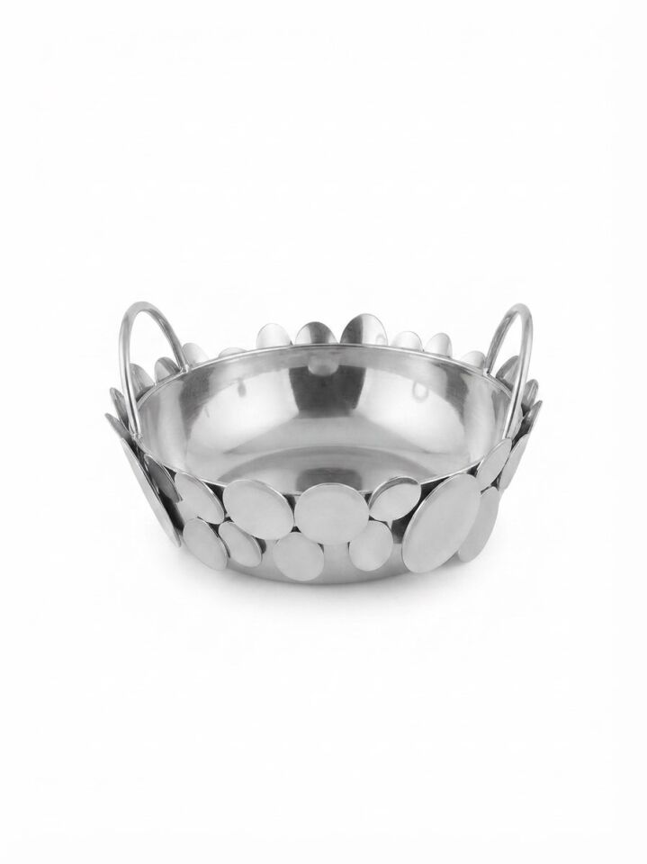 METAL DEKORATİF KASE KÇK 27 x 10 cm