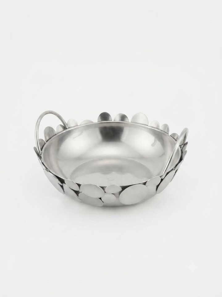 METAL DEKORATİF KASE KÇK 27 x 10 cm