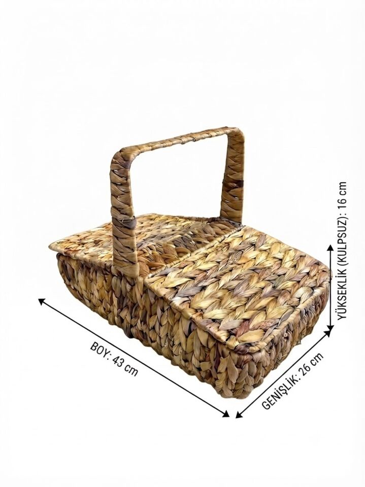 HASIR PİKNİK SEPETİ 43 x 26 x 16 cm