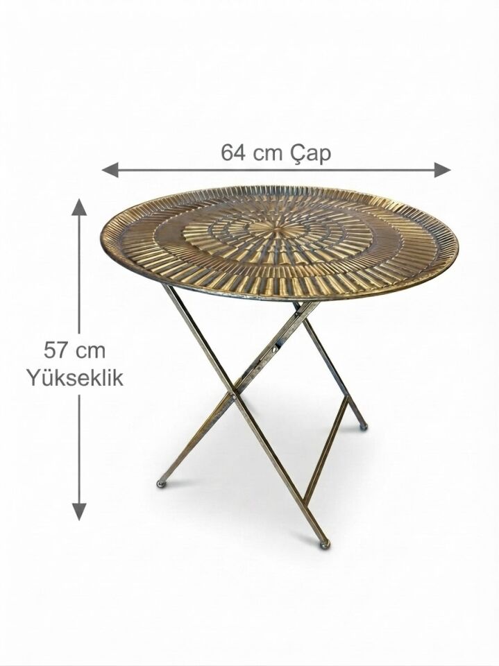 ESKİTME GOLD DEKORATİF MASE 64 x 57 CM