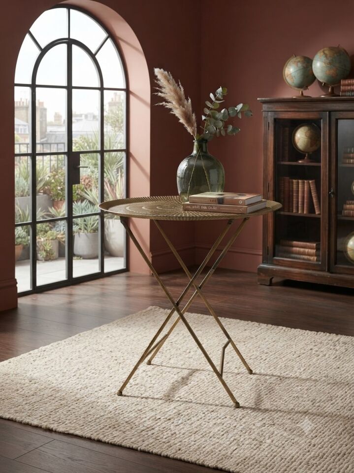 ESKİTME GOLD DEKORATİF MASE 64 x 57 CM