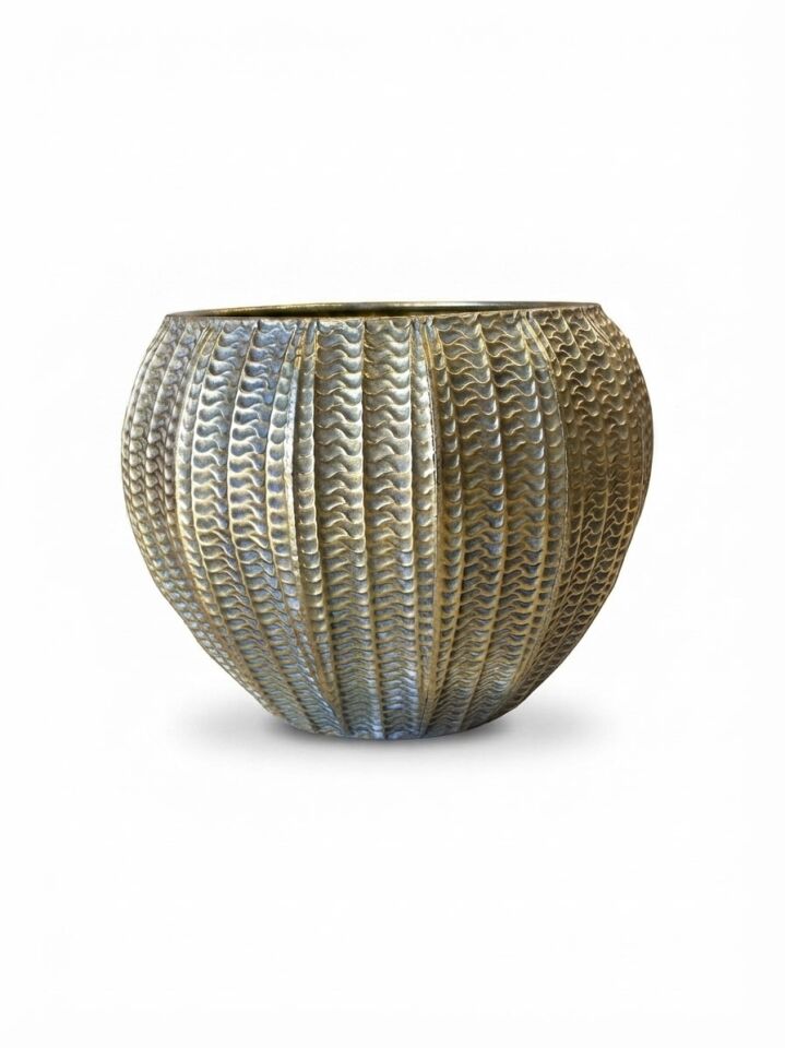 PANALI METAL DEKORATİF SAKSI BÜYÜK BOY 31 x 31 cm
