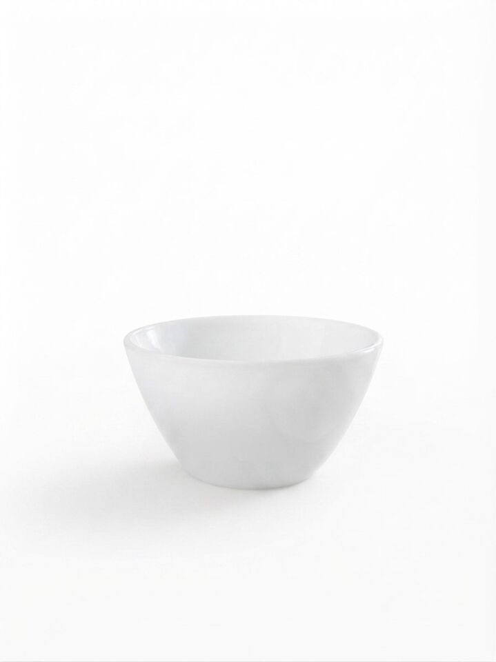 Zelie Opal Temerli Cam Beyaz Kase 12 cm 6'lı Set - Çorba ve Tatlı Kasesi