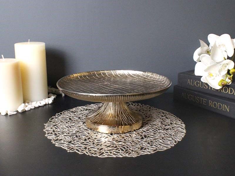 DOKU GOLD AYAKLI DEKORATİF STAND
