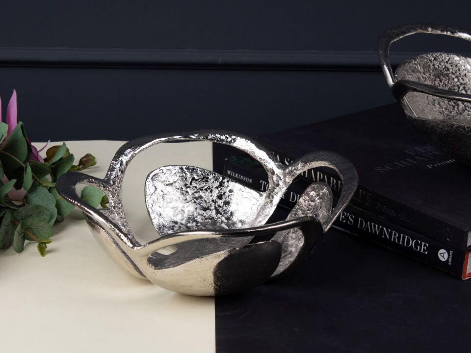 FESTIVE YUV MEYVELIK SILVER 27X27X10 CM