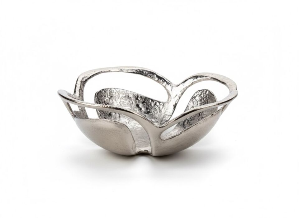 FESTIVE YUV MEYVELIK SILVER 27X27X10 CM