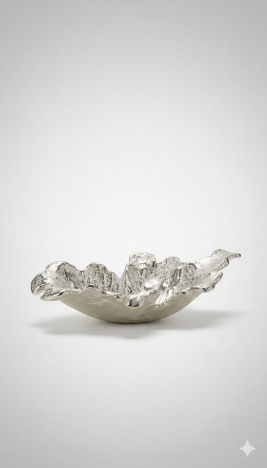 FINY DEKORATIF TABAK SILVER 33X19X9 CM