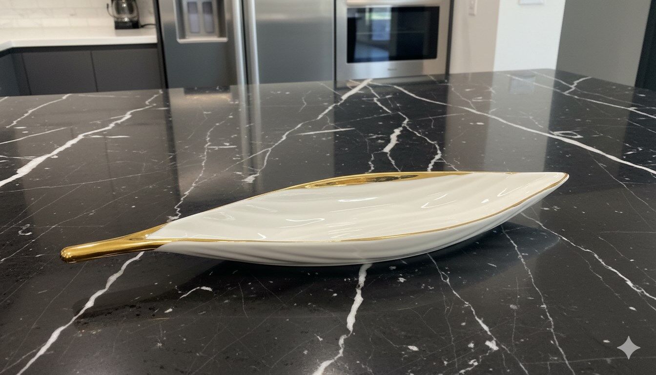 GOLDIES KAYIK SERVİS TABAĞI 40X10 CM