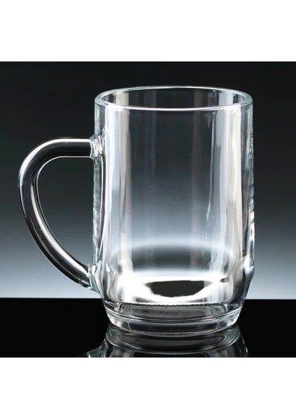 Haworth 590 Ml Temperli kulplu Kupa Bardak Şeffaf