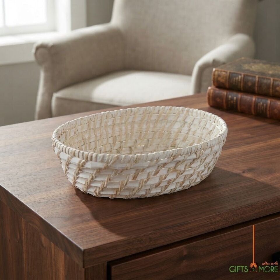 Hasır Oval Sepet 22x16x6 cm