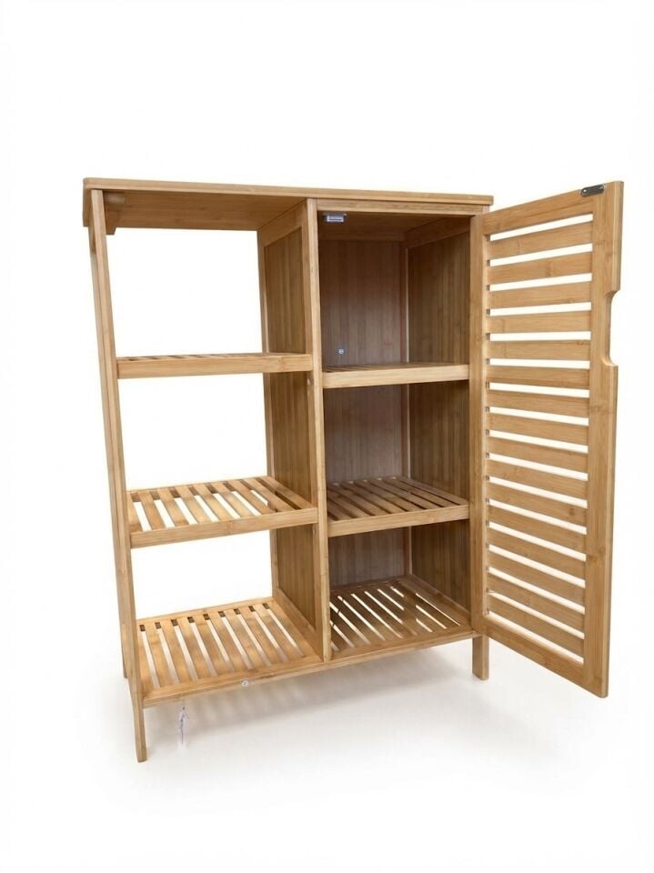 PANALI BAMBU ÇEKMECELİ DOLAP 88 x 66 x 33 cm