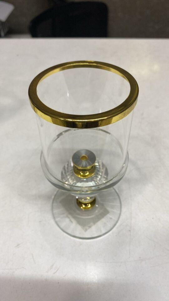 LORENA GOLD KRISTAL MUMLUK 7X7X14 CM