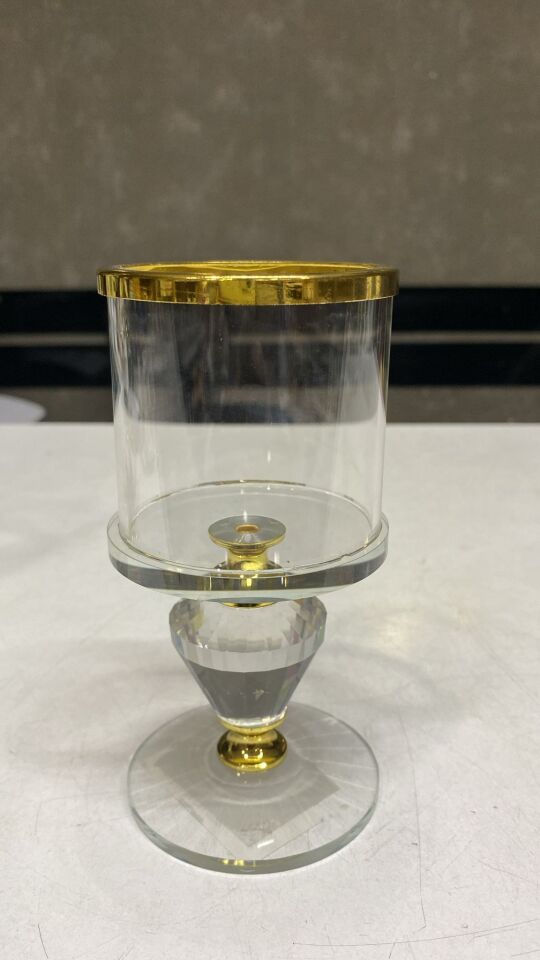 LORENA GOLD KRISTAL MUMLUK 7X7X14 CM