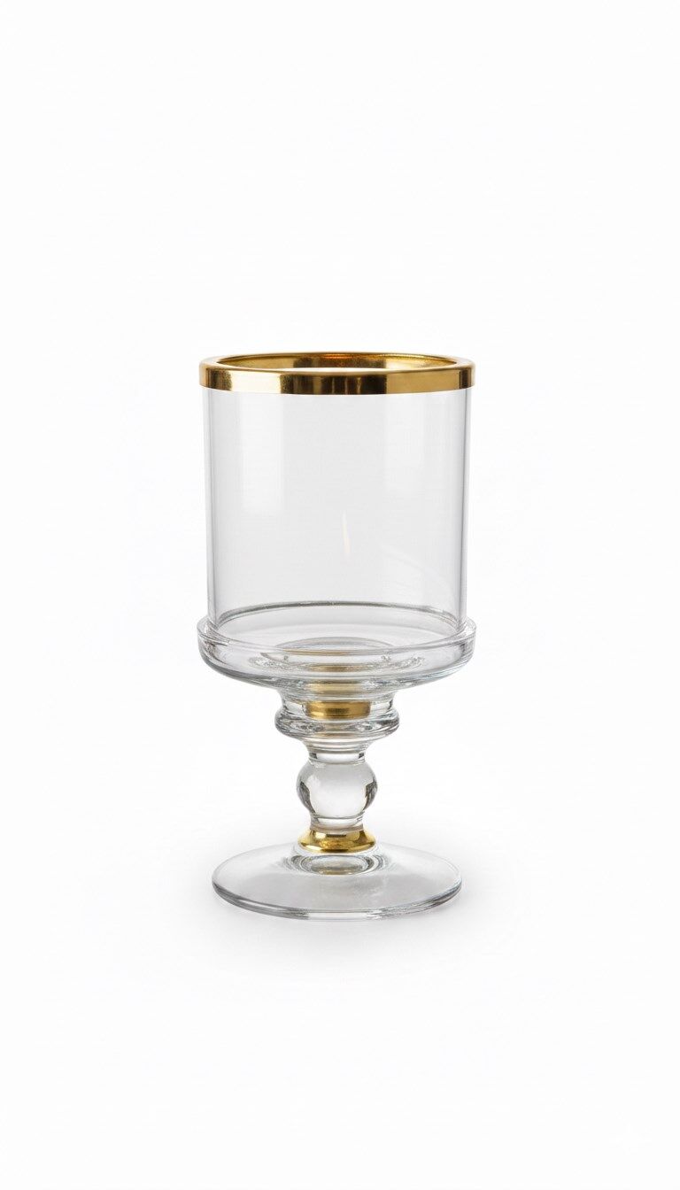 LORENA GOLD KRISTAL MUMLUK 7X7X14 CM