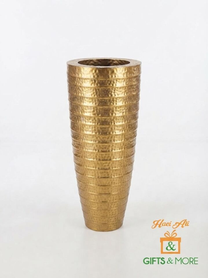 METAL DEKORATİF VAZO ORTA BOY 88 x 35