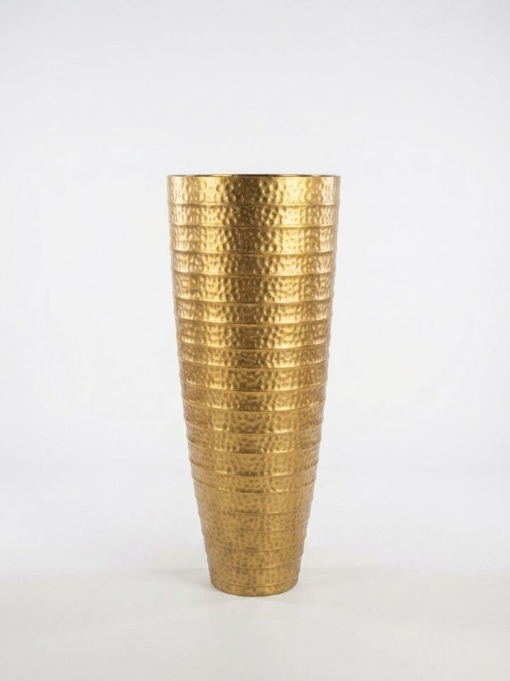 METAL DEKORATİF VAZO ORTA BOY 88 x 35