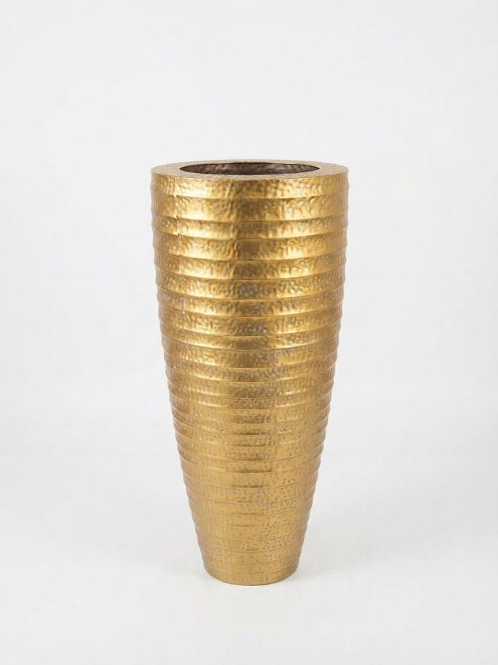 METAL DEKORATİF VAZO BÜYÜK BOY 122 x 50 cm