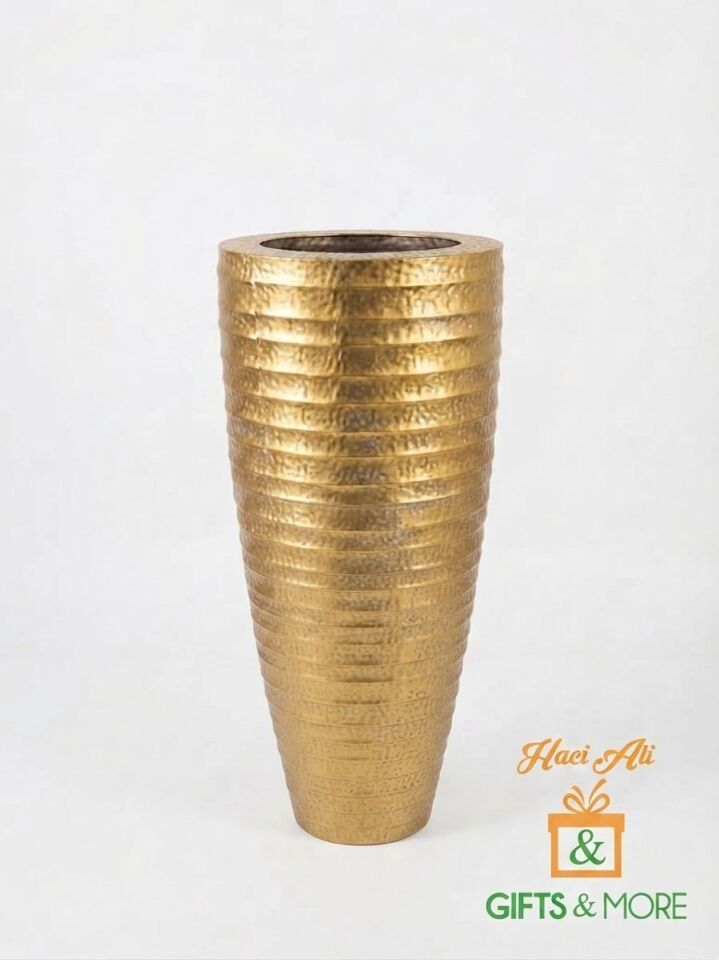 METAL DEKORATİF VAZO BÜYÜK BOY 122 x 50 cm