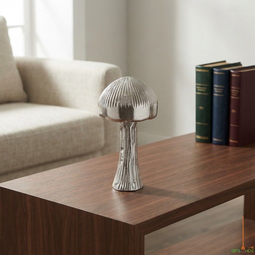 MUSHROOM SILVER OBJE KÜÇÜK BOY 11x11x19
