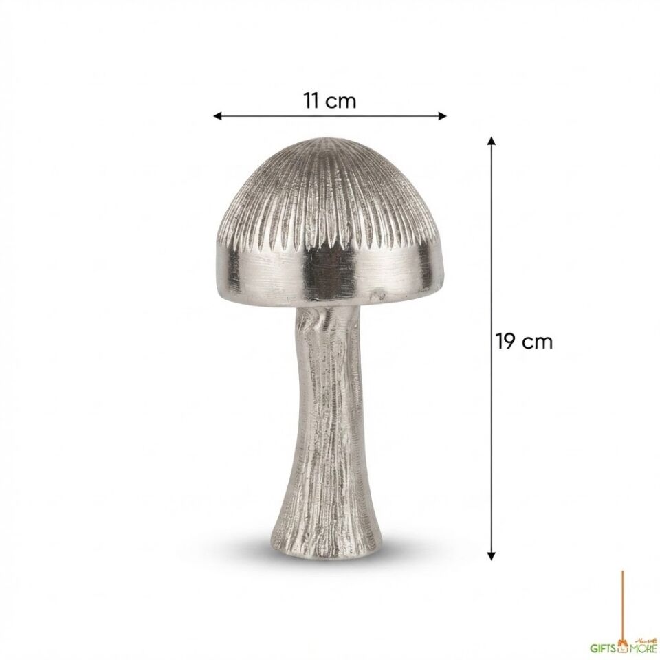 MUSHROOM SILVER OBJE KÜÇÜK BOY 11x11x19