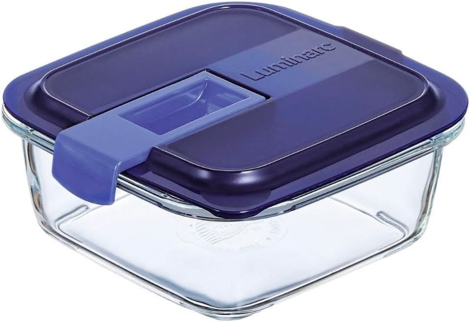 LUMINARC TEMP EASY BOX KARE 76cc MAVİ KAPAK