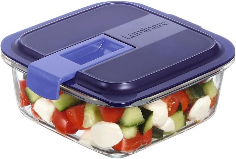 LUMINARC TEMP EASY BOX KARE 76cc MAVİ KAPAK