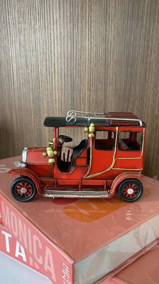 METAL ARABA KIRMIZI 16X7X10