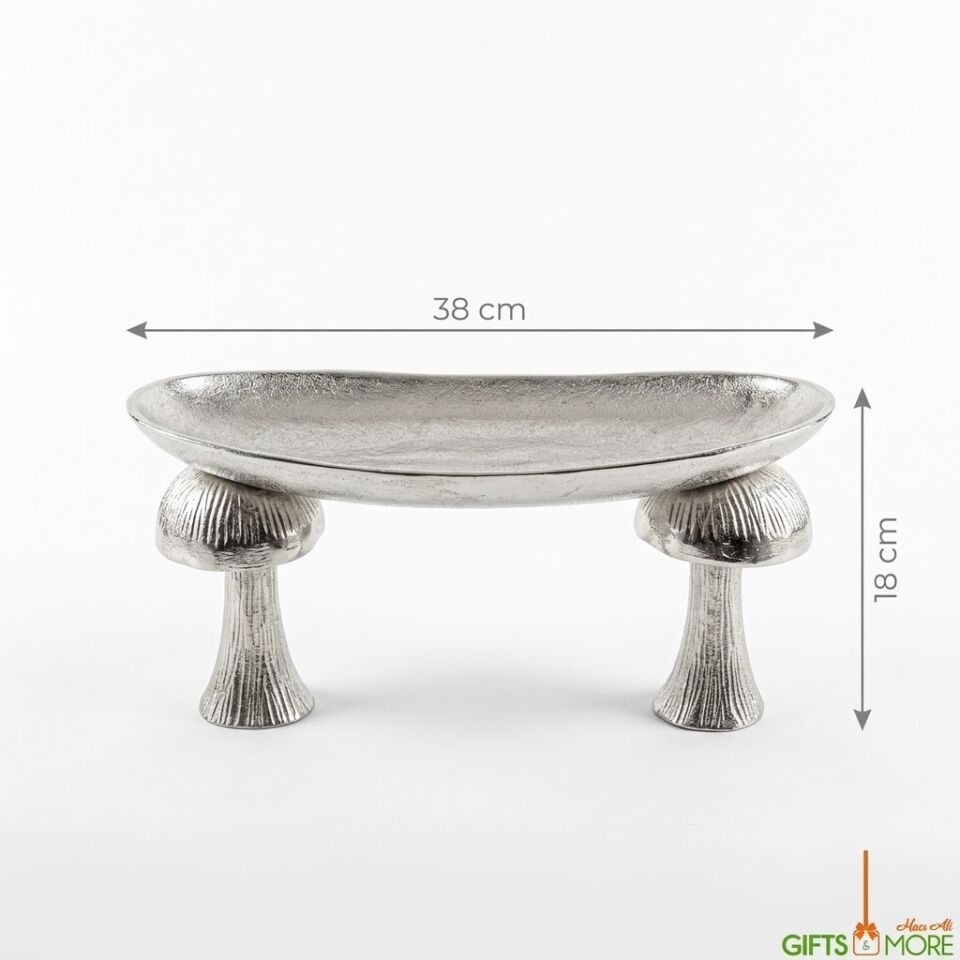 MUSHROOM SILVER AYAKLI GONDOL 38X16X18