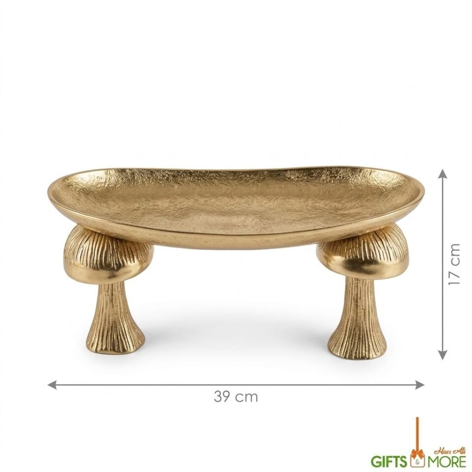 MUSHROOM GOLD AYAKLI GONDOL 38X16X18