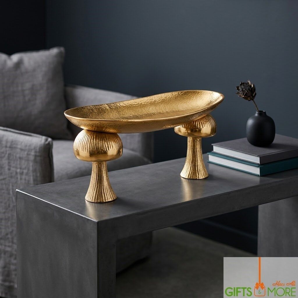 MUSHROOM GOLD AYAKLI GONDOL 38X16X18