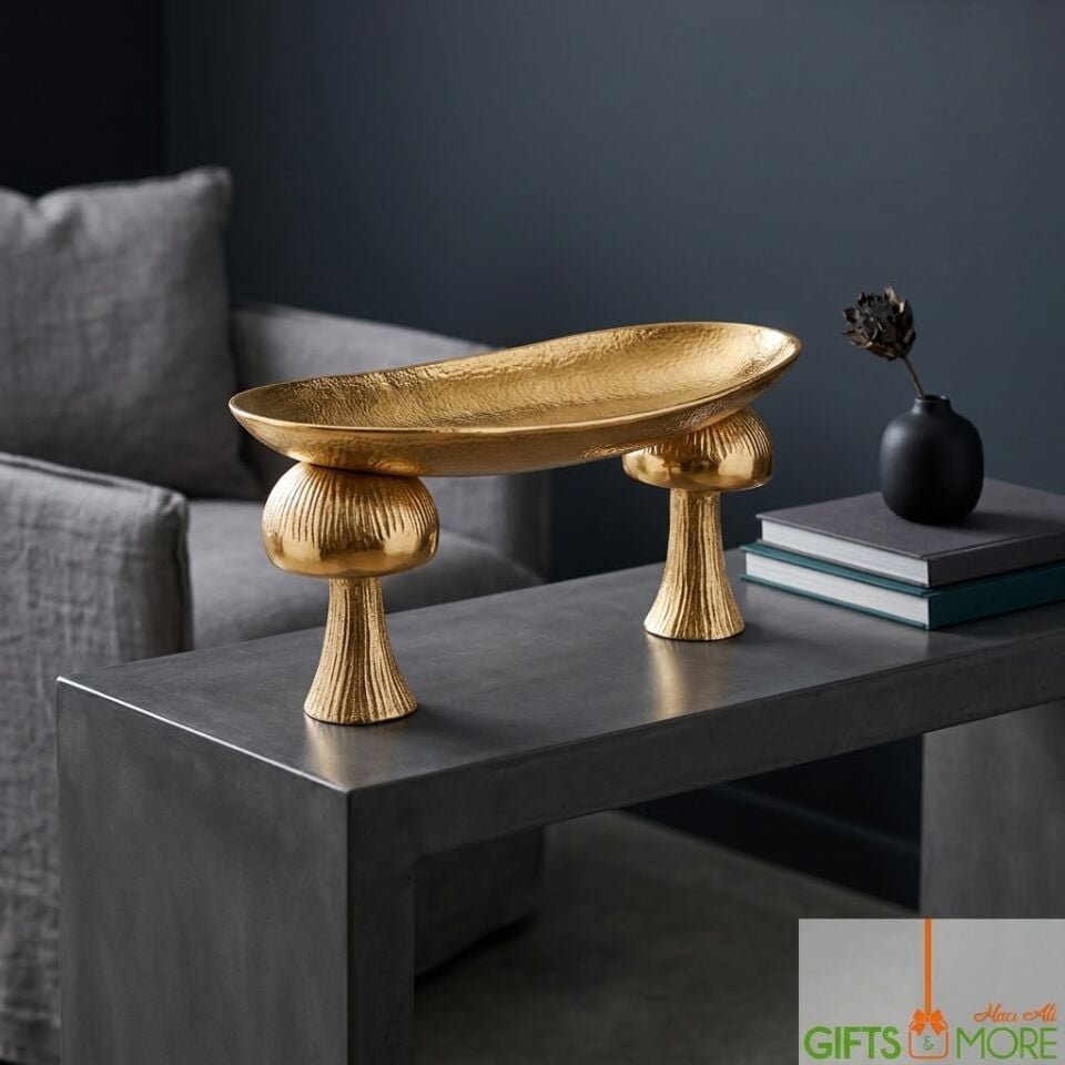 MUSHROOM GOLD AYAKLI GONDOL 38X16X18