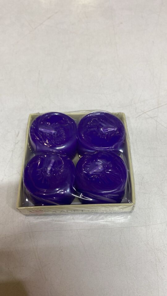 MUM TAKOZ 4*4 CM 4LÜ MOR RENK