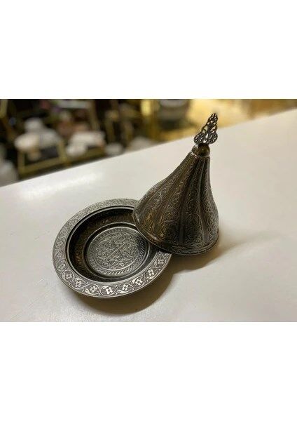 OSMANLI BÜYÜK BÖY KAP ESKİTME GÜMÜŞ