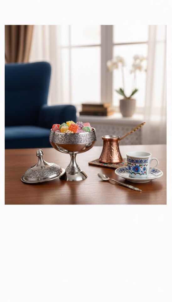 OTTOMAN GUMUS SEKERLIK 14 CM