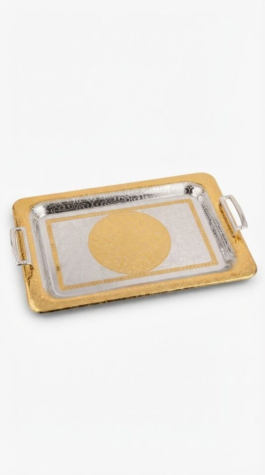WİNTER DİKDORT. METAL TEPSİ 43 X 29 CM BYK