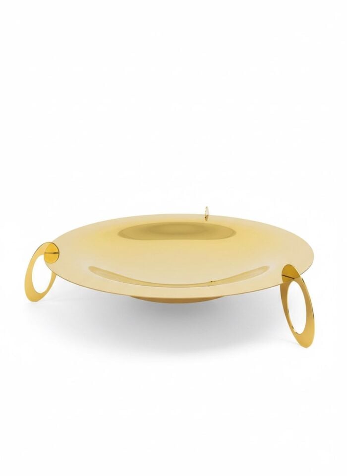 QUEEN GOLD MEYVE SUNUM TABAĞI 36 CM