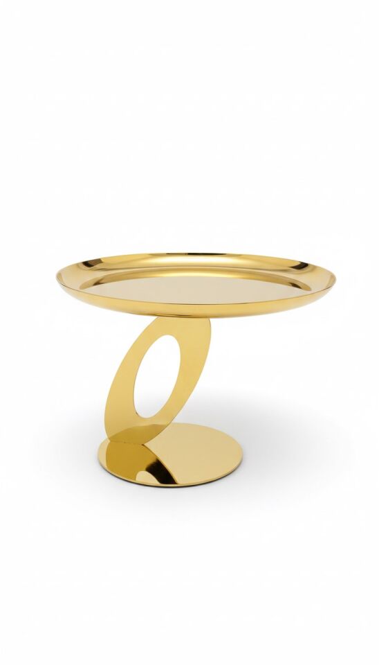 QUEEN GOLD TEKLİ SUNUM TABAĞI 26 CM