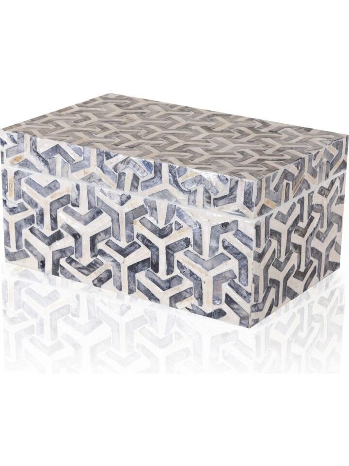 Sedef Dikdörtgen Kutu 21x12x10 cm